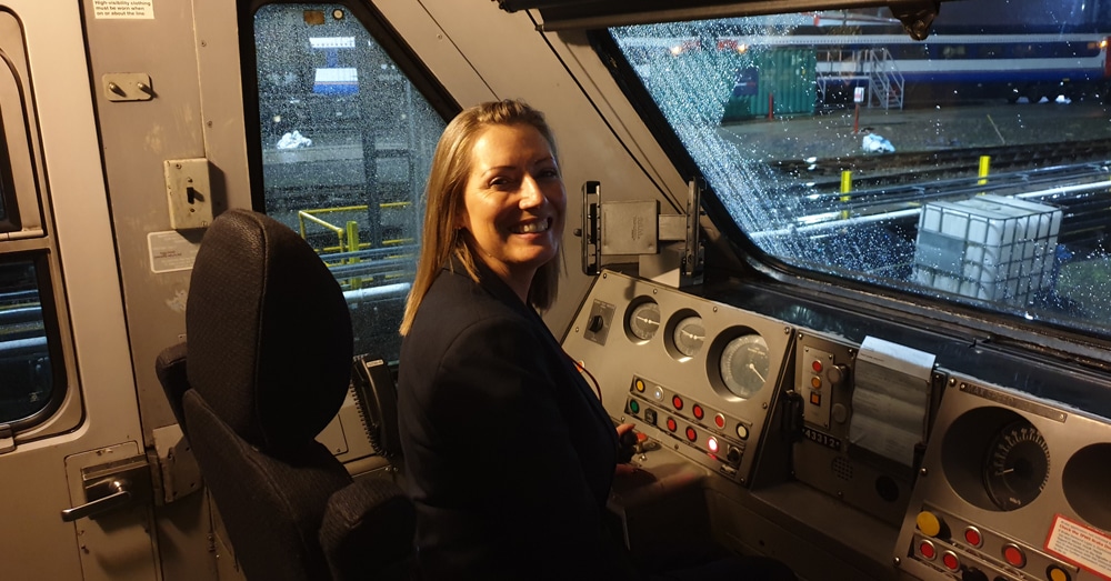 Why more women should consider a career as a train driver