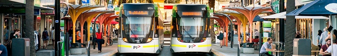 Imagery of Yarra Trams