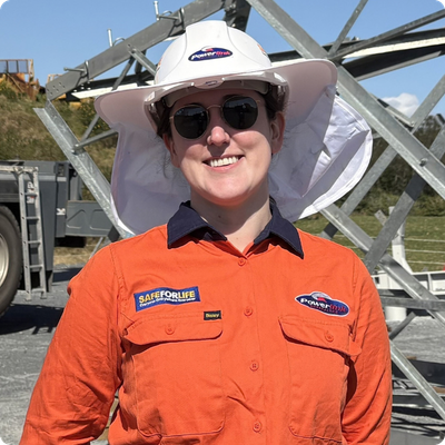 Gemma Wallace, Civil Design Engineer, Powerlink Queensland